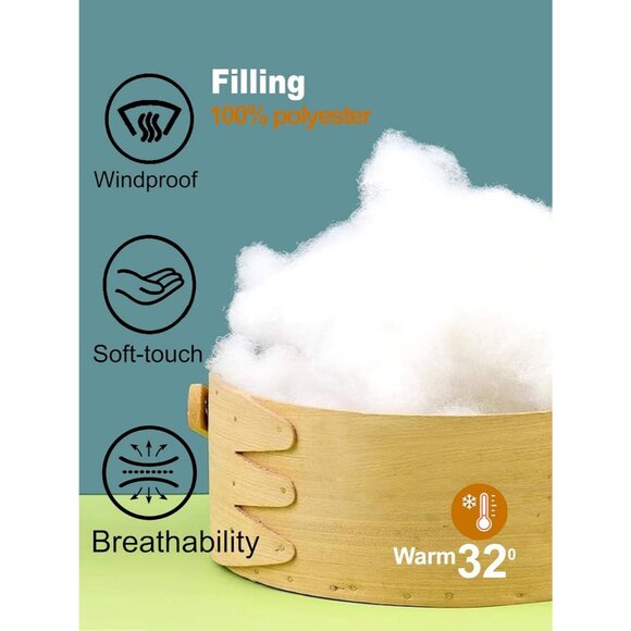 Women's with Hood 32 Degree Lightweight Quilted Winter Puff Foldable Jacket Pink - Picture 4 of 7